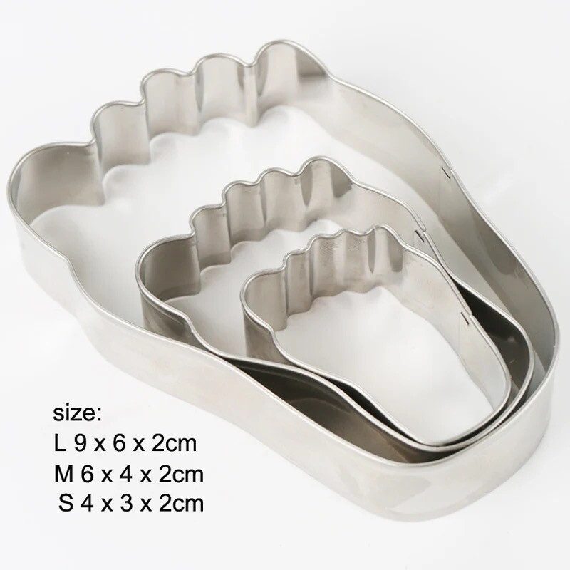 Baby Foot Cookie Cutter Set