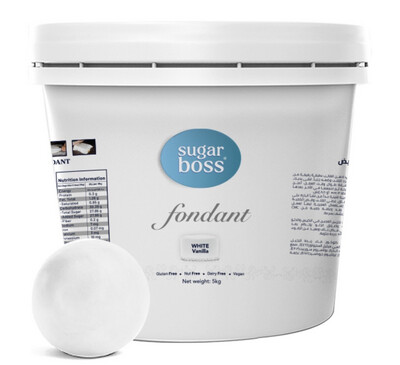 Sugarpaste, fondant, pate sucre. 1kg (White)