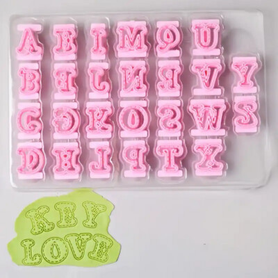 26 Uppercase Alphabet Press Set