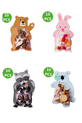 Cute Animal Candy &amp; Cookie Bag (Lot/10 Piece)