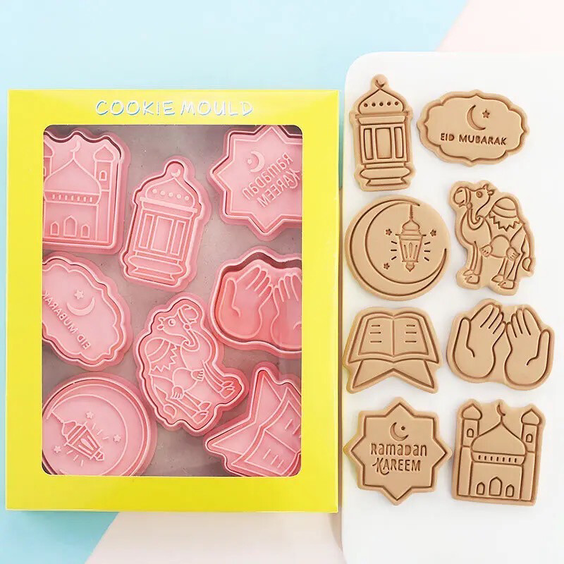 Eid Cookie Cutter And Stamp Set