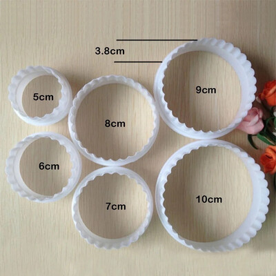 6/piece Set Round Shape/ Circle Shape Cookie Cutters