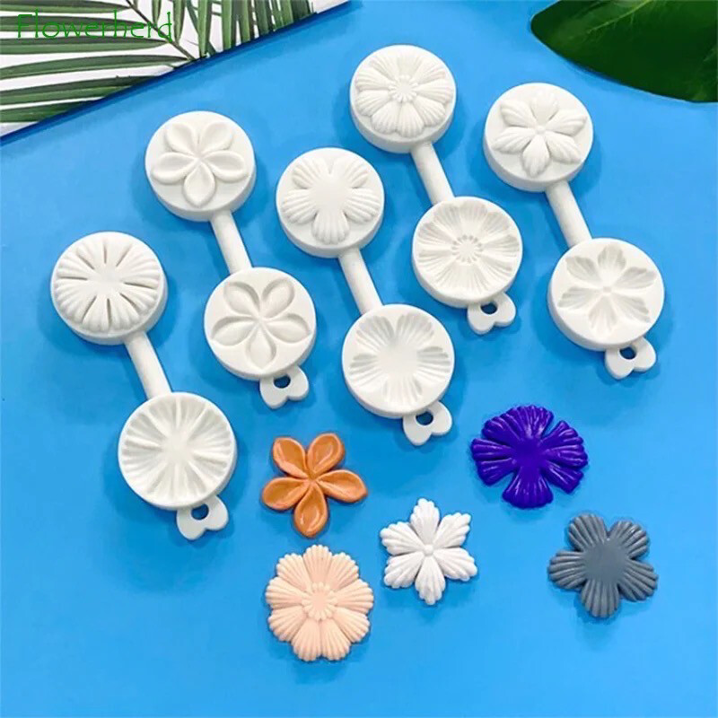 Blossom Textures Flowers Silicone Molds