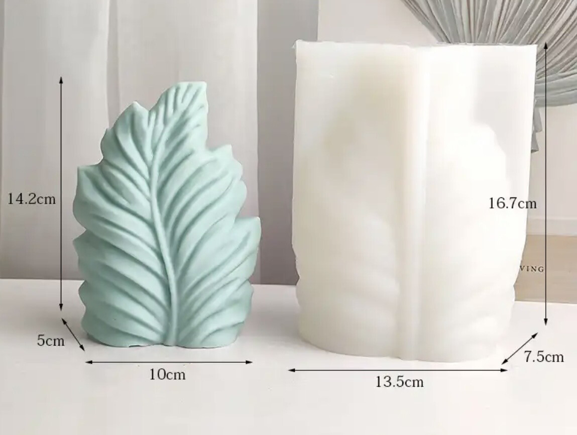 Large 3D Leaf Silicone Mold