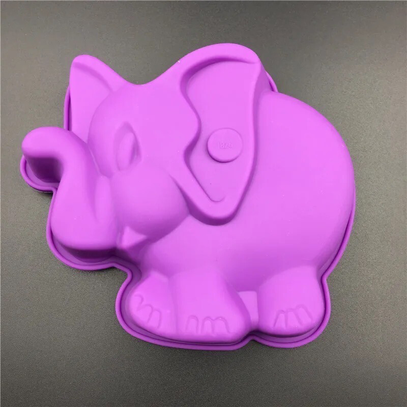 3D Elephant Silicone Mold