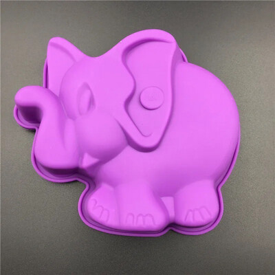 3D Elephant Silicone Mold