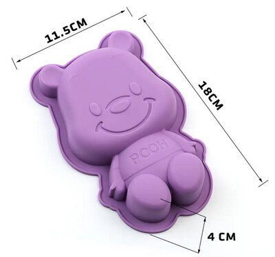 3D Winnie The Pooh Silicone Mold