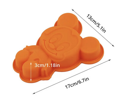 3D Mickey Silicone Mold