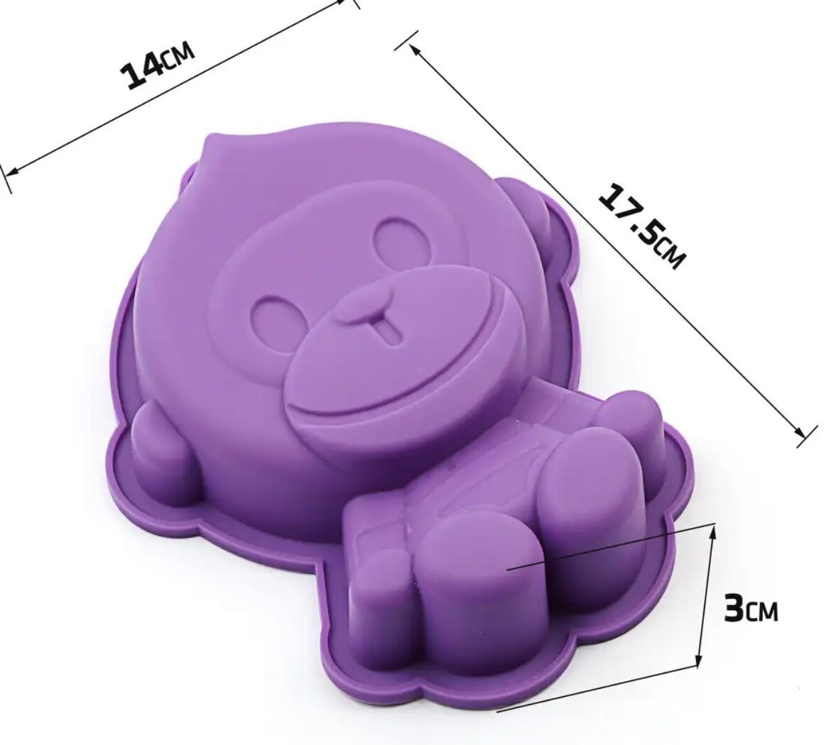 3D Monkey Silicone Mold