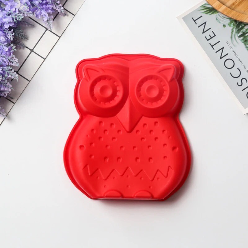 3D Owl Silicone Mold
