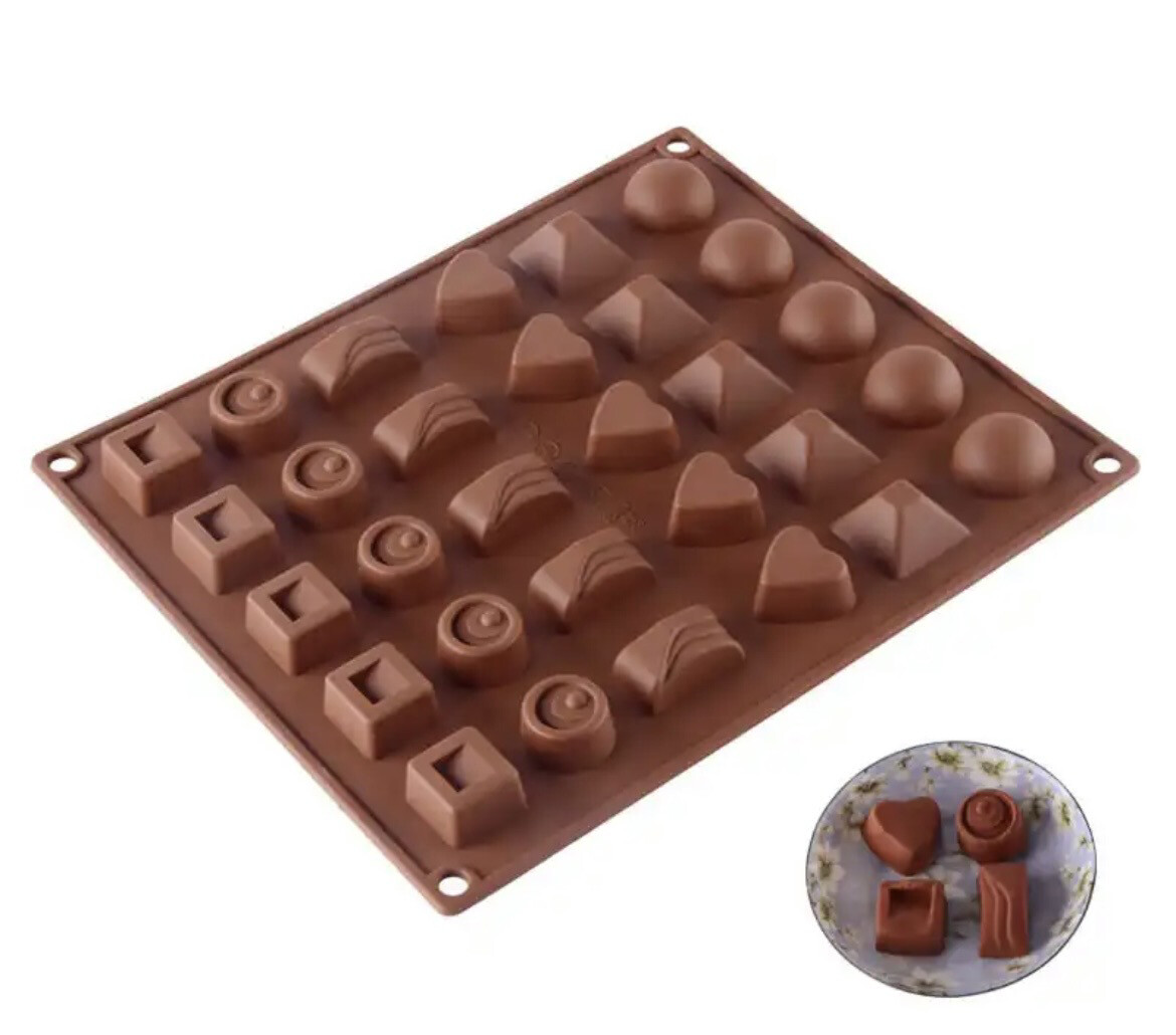 Mix Chocolate Silicone Mold