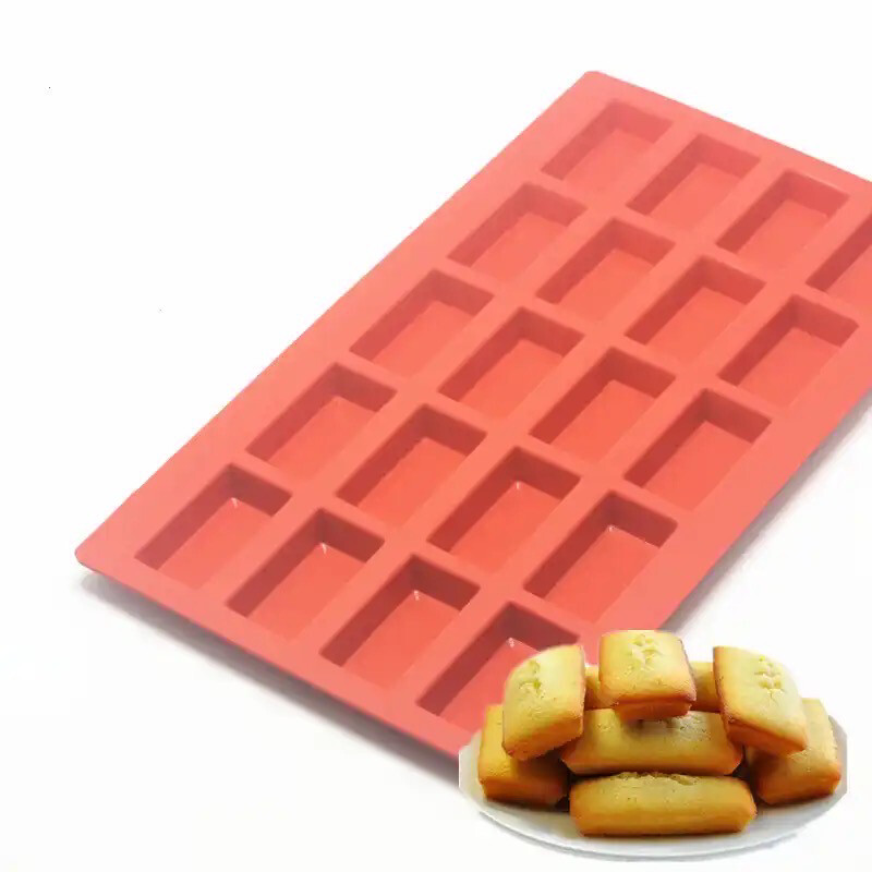20 Cavity English Cake Silicone Mold