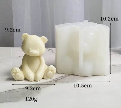 3D Large Bear Silicone Mold