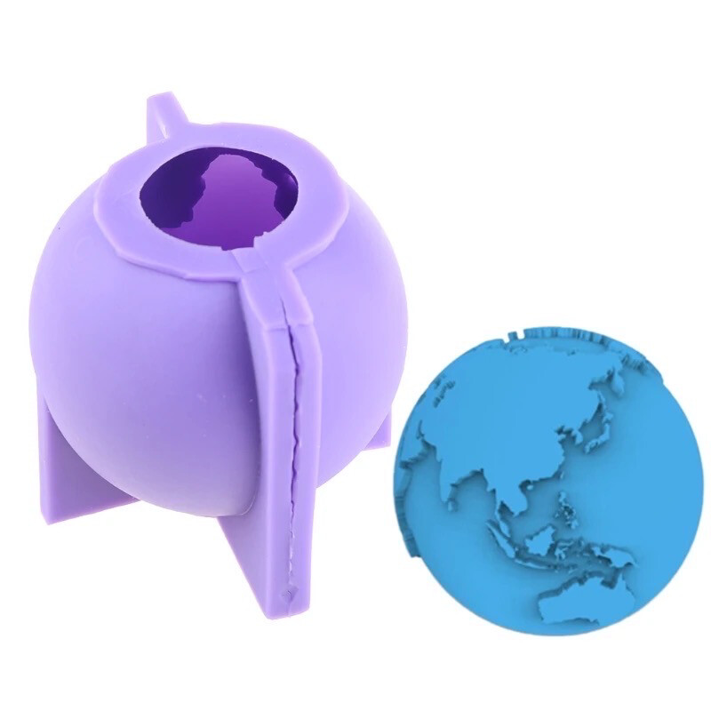 3D Globe Silicone Mold