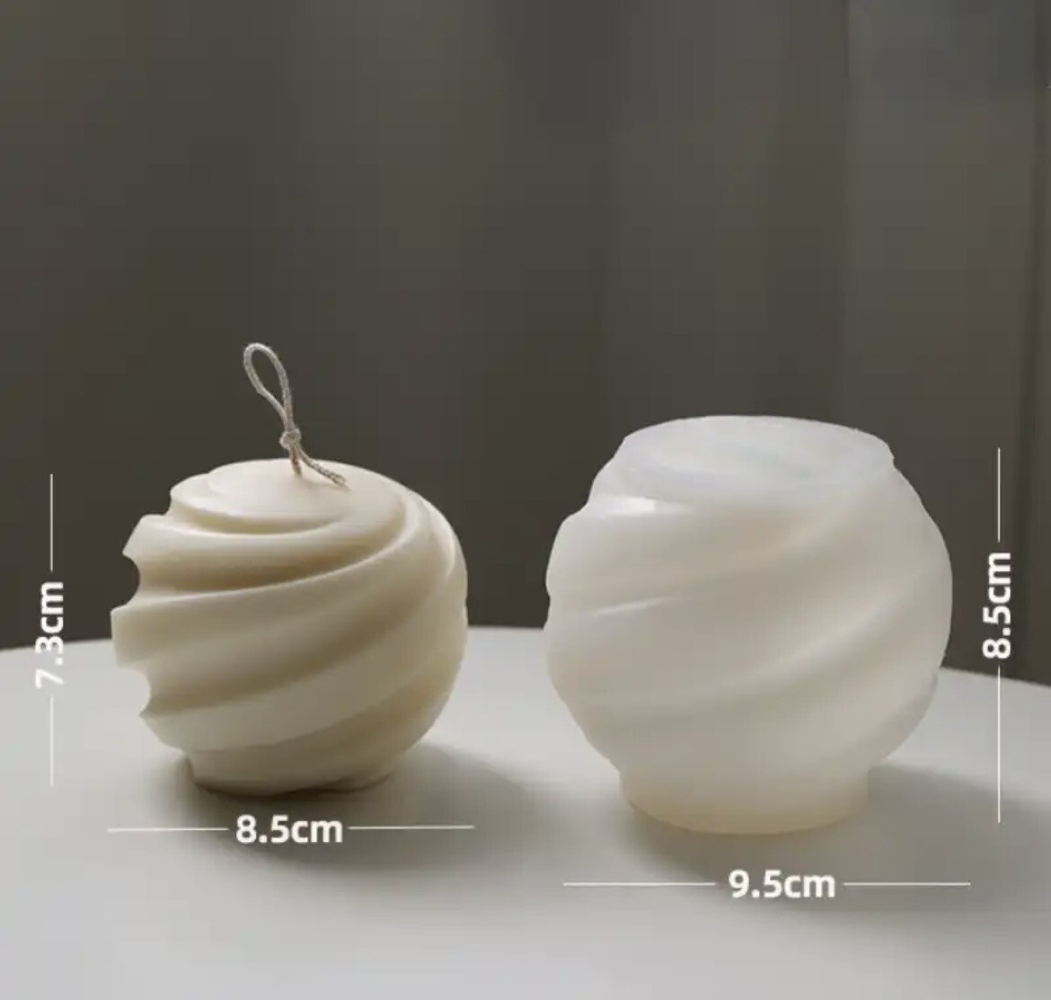Wave Sphere Silicone Mold