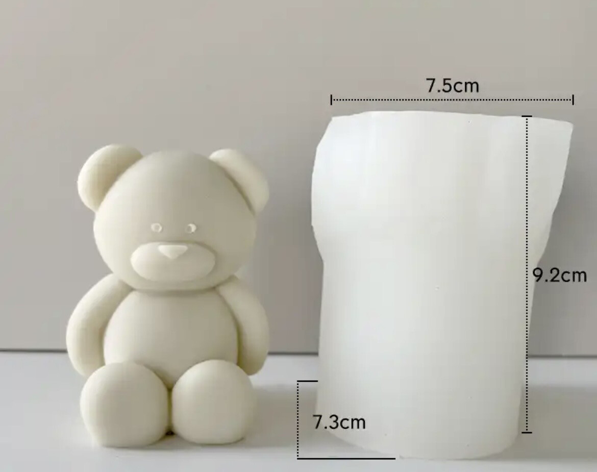 3D Bear Silicon Mold