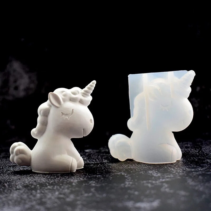 3D Unicorn Silicone Mold