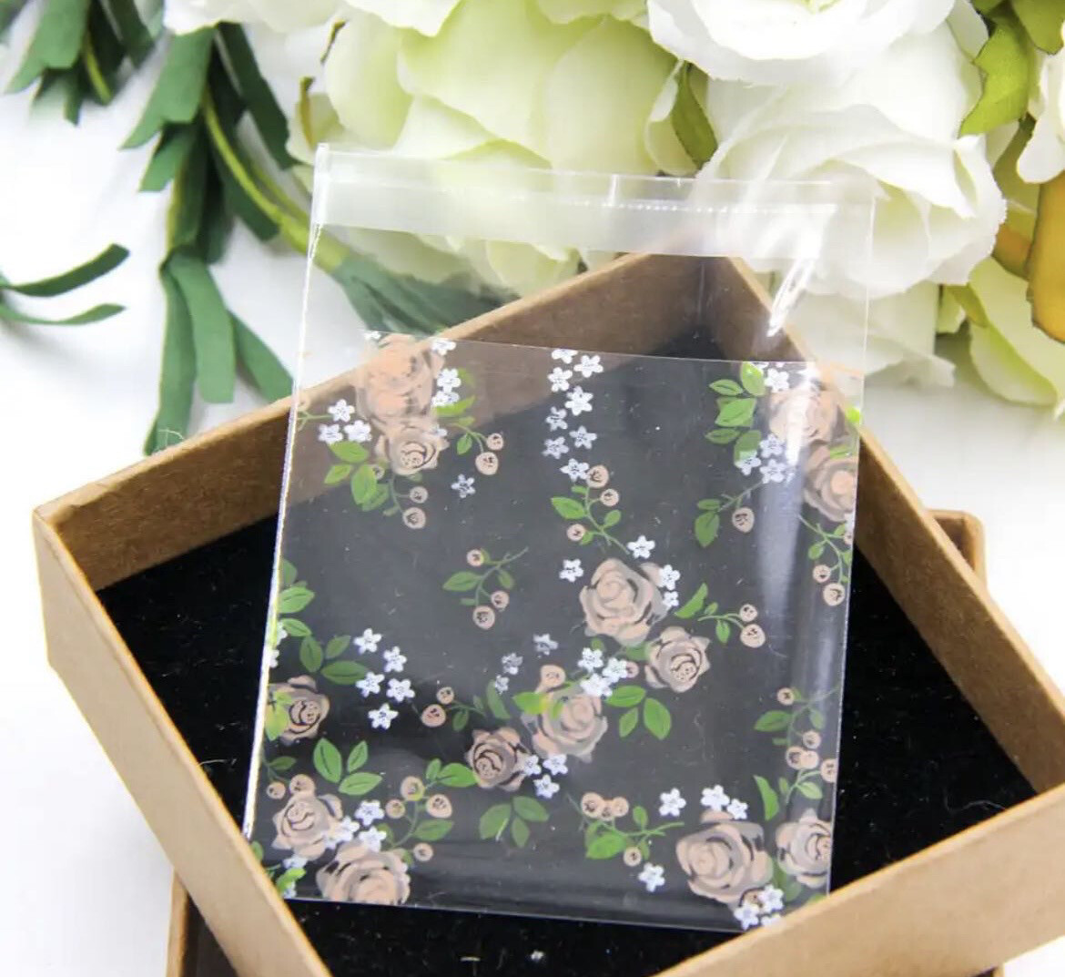 Cookie Bag 10*10+3cm ( 100 Pieces)