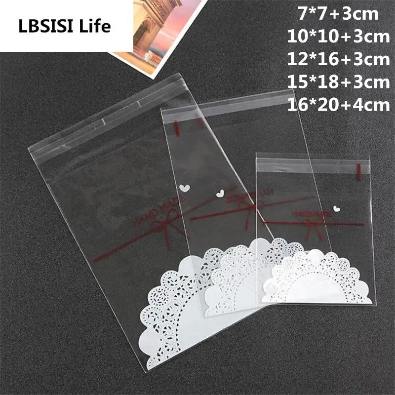 Cookie Bag 10*10+3cm ( 100 Pieces)
