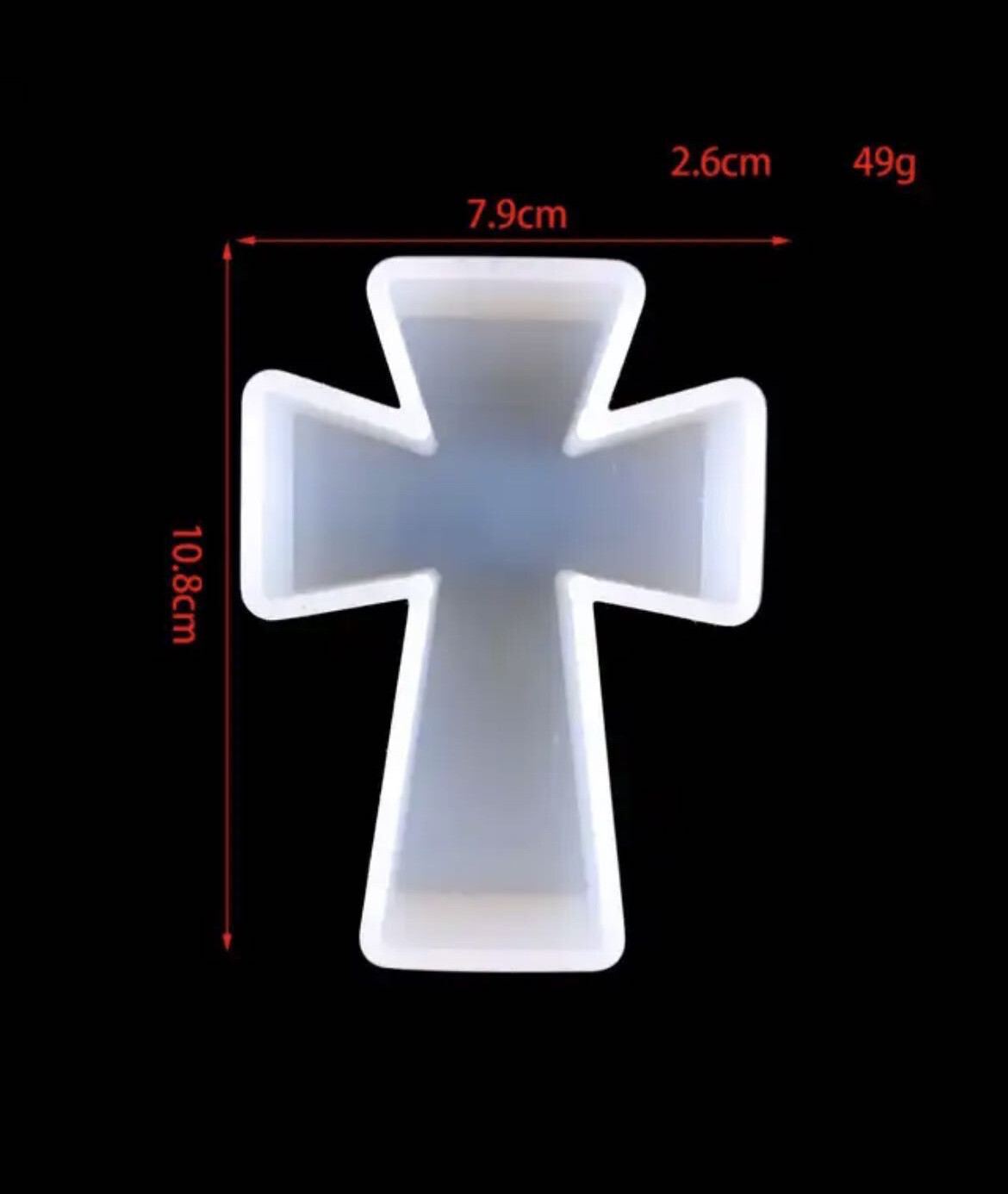 Cross Silicone Mold