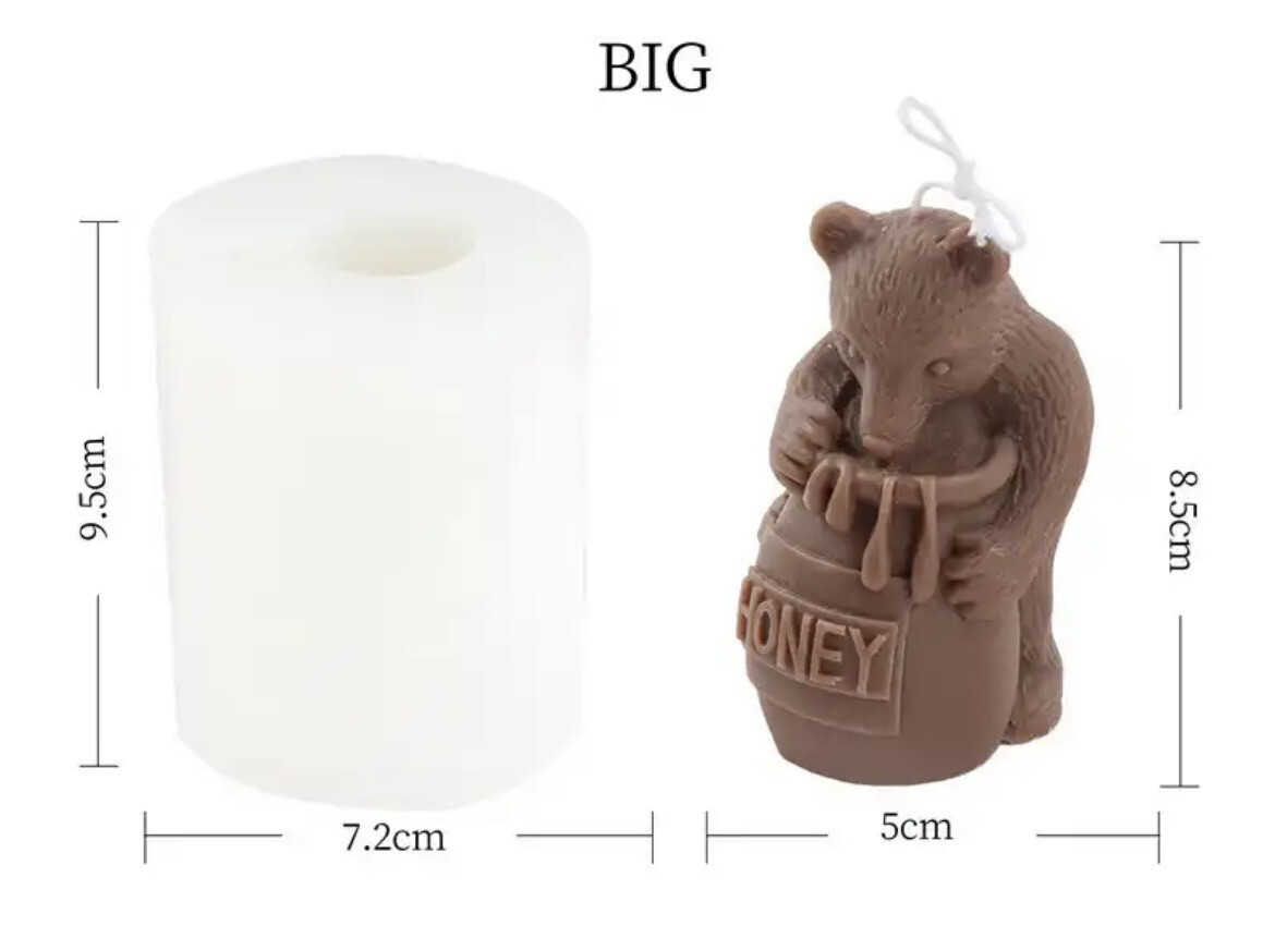 3D Honey Bear Mold
