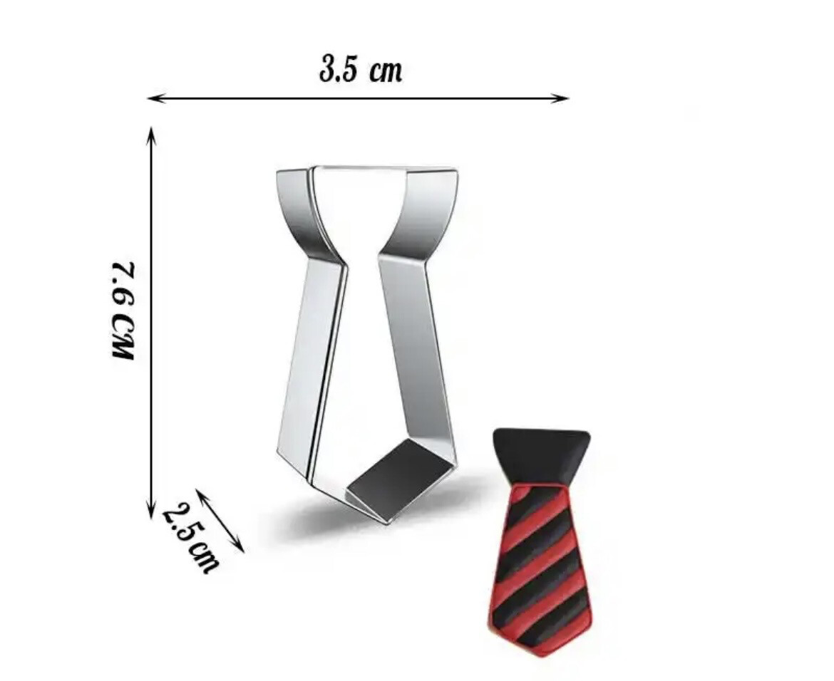 Father Tie &amp; Moustache Cookie Cutter Set 