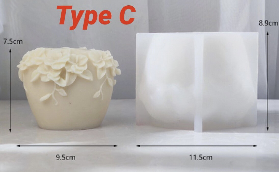 Flower Silicone Mold (Medium Size)