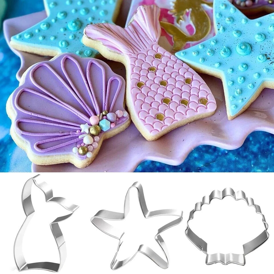 Sea Creature Cookie Cutter Set ( 3 Pieces )