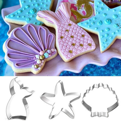 Sea Creature Cookie Cutter Set ( 3 Pieces )