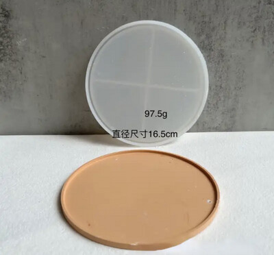 Round Coaster Tray Silicone Mold