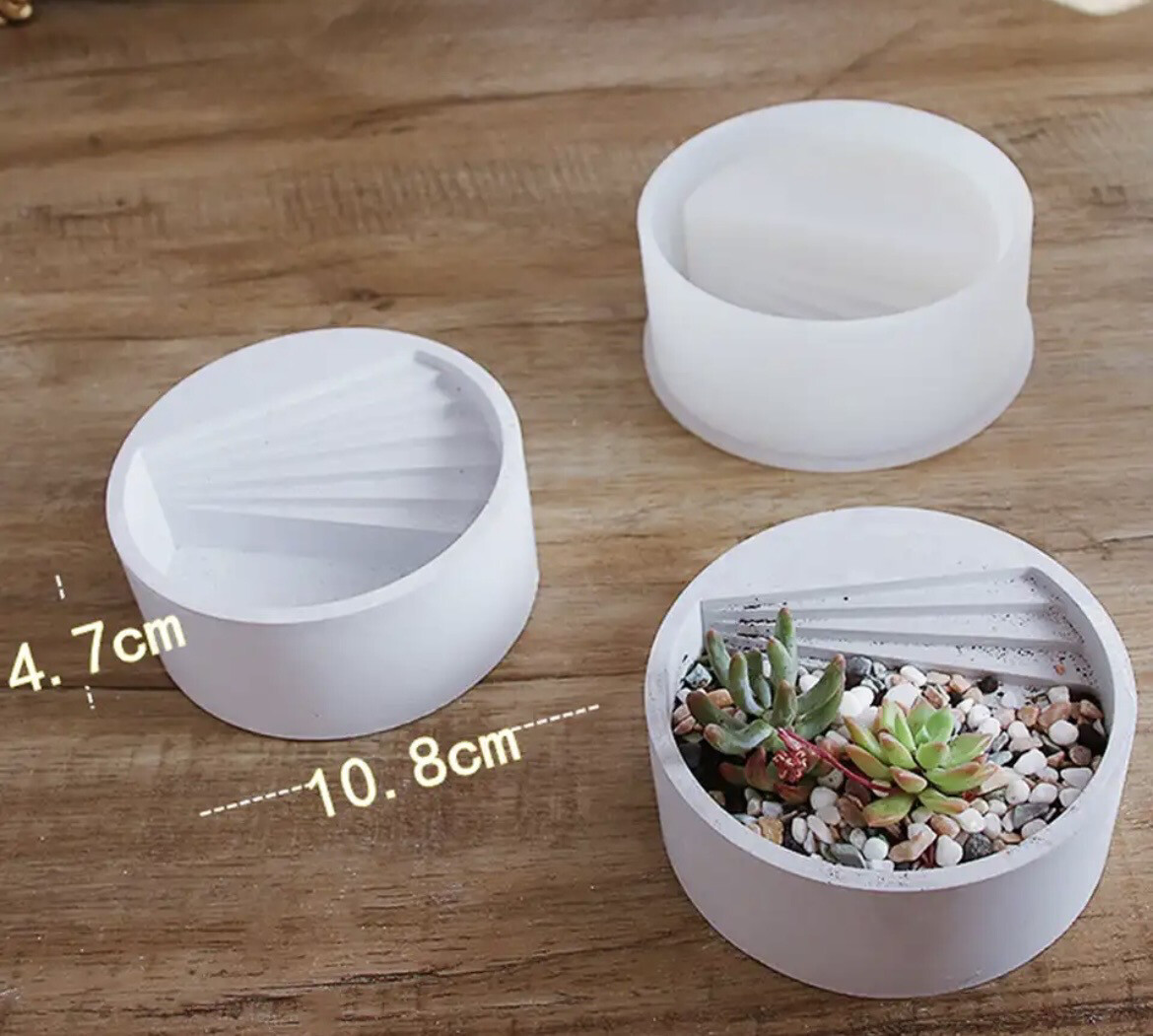 Garden Stair Pot Silicone Mold