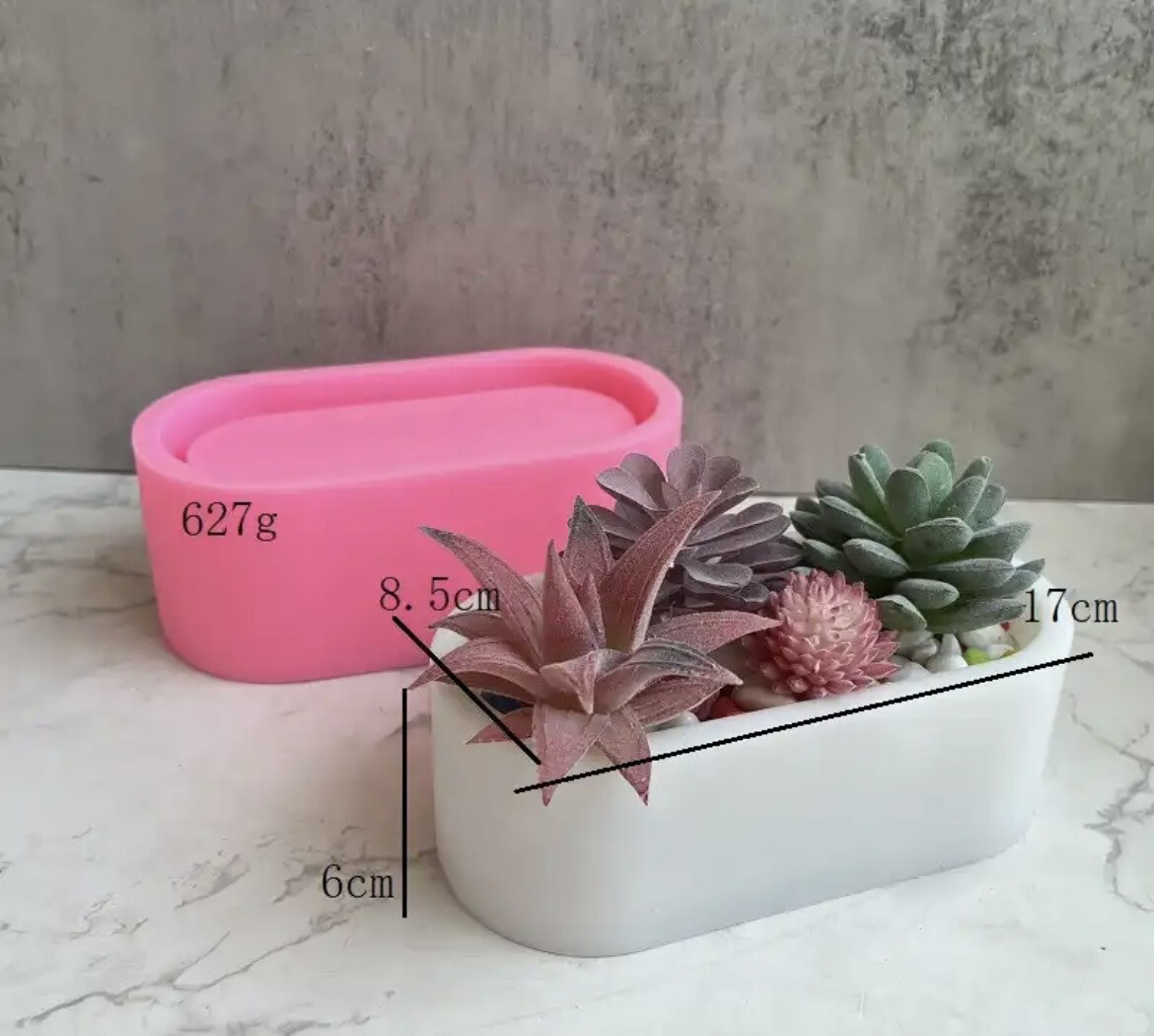 One Set Large Oval Pot &amp; Tray