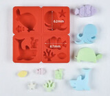 Carton Sea Animals Silicone Mold