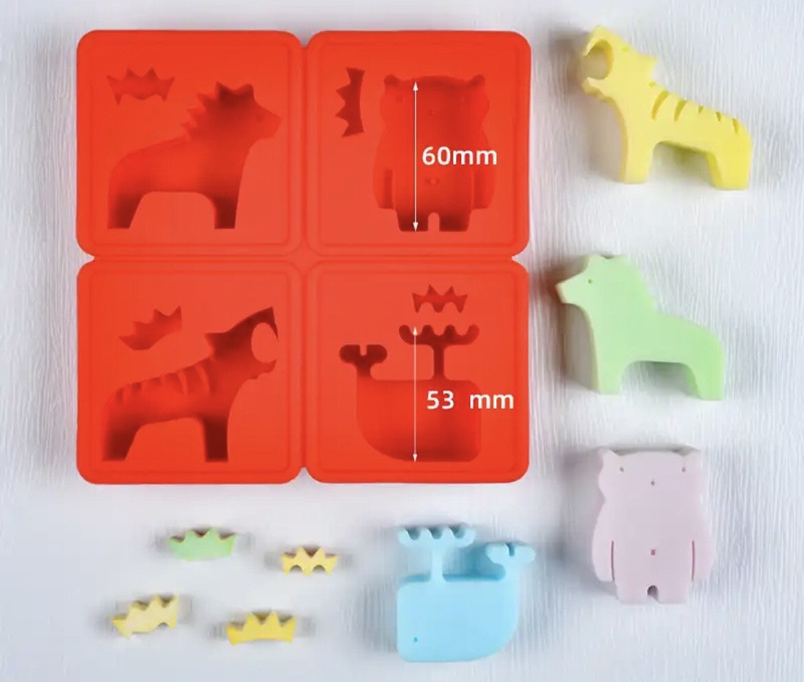 Carton Animal Silicone Mold