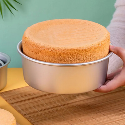 Aluminium Non Stick Cake Pan  4inch or 6inch Removable Bottom ( 10cm or 15cm Diameter )