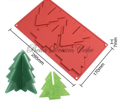 3D Christmas Tree Silicone Mold
