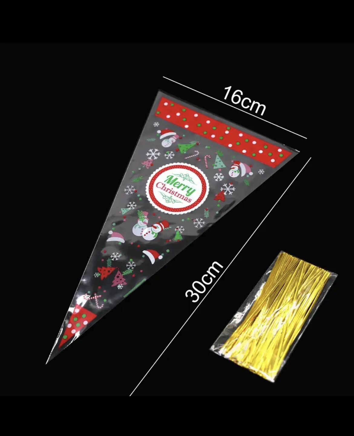 Christmas Bags 100 Pieces/ Pack