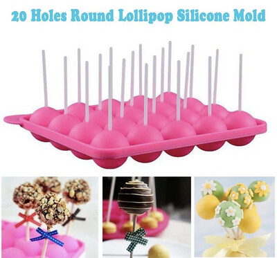 20 Holes Cakepops Silicone Mold