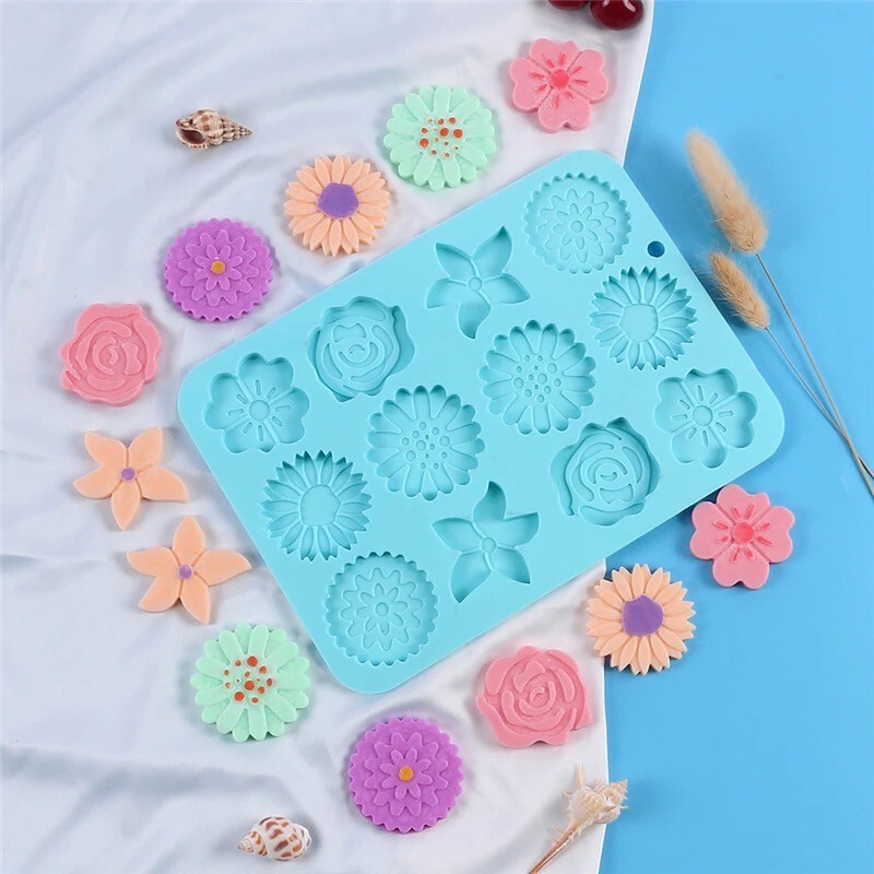 Flower Mix Silicone Mold