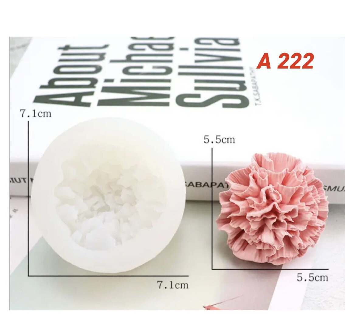 Flower Candle Silicone Mold