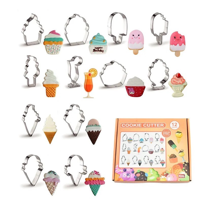 Ice Cream Cookie Cutter Set