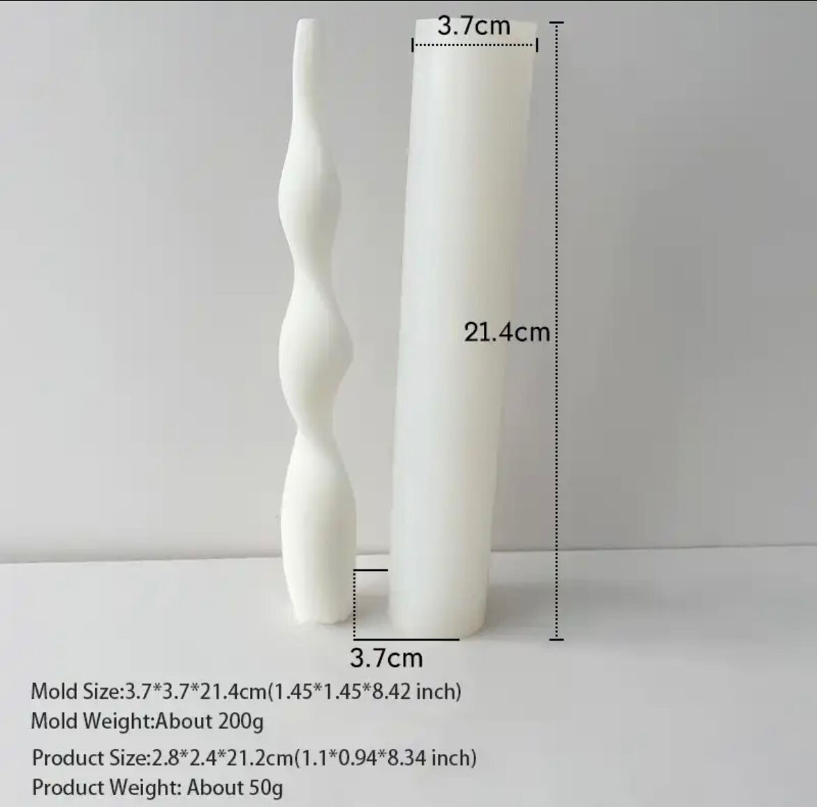 Long Pole Candle Silicone Mold