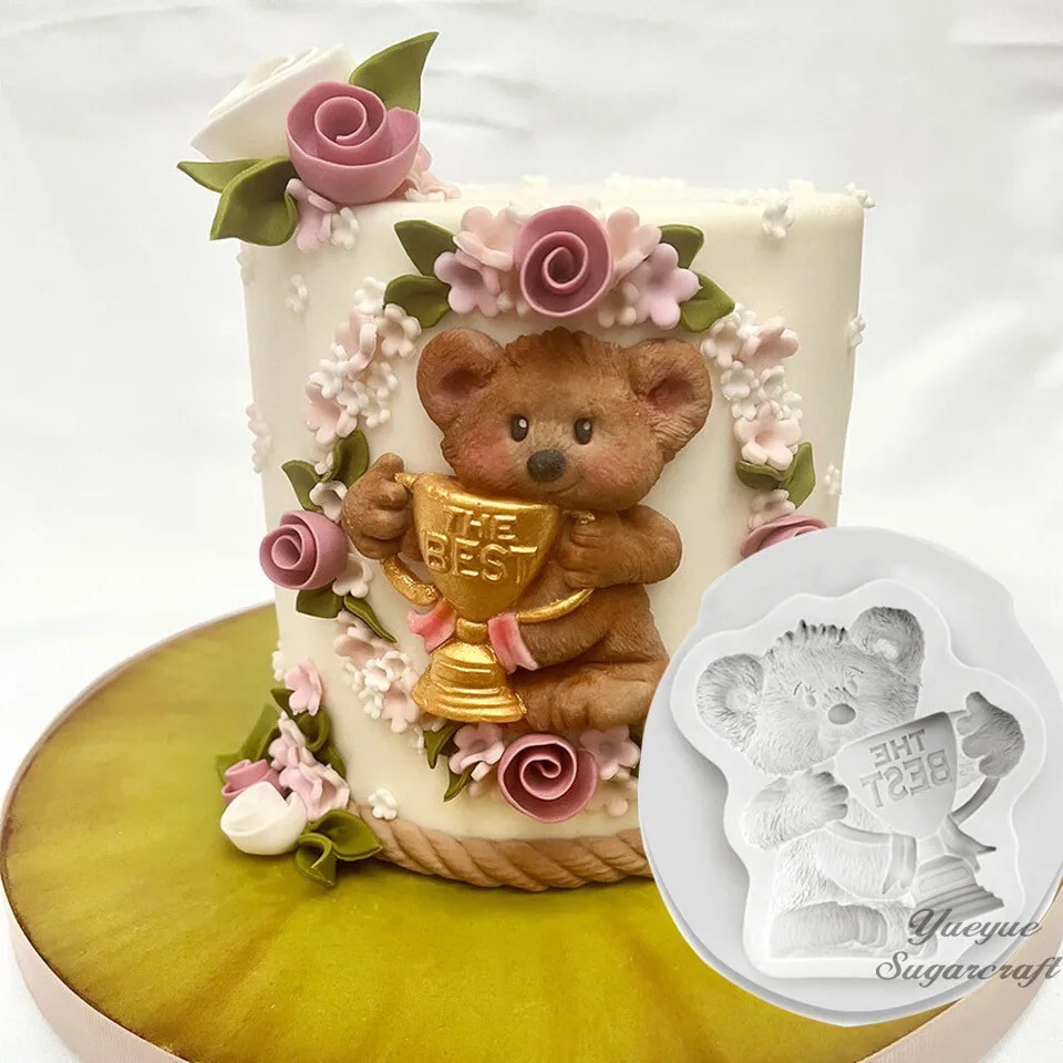 Bear Trophy Silicone Mold
