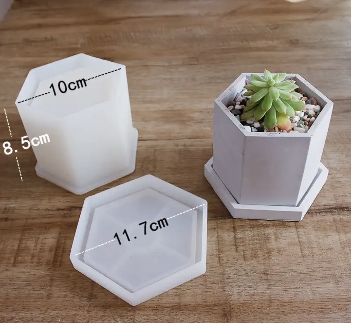 Geometrical Pot + Tray