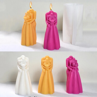 Hugging Couples Candle Silicone Mold