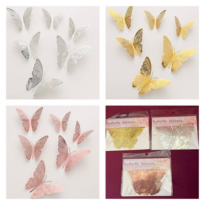 None Edible Butterfly (Gold , Sliver , Rose Gold)