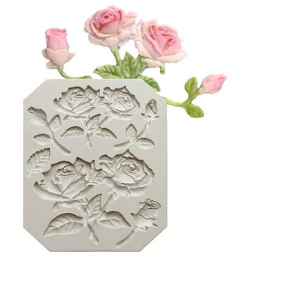 Roses Flower Silicone Mold
