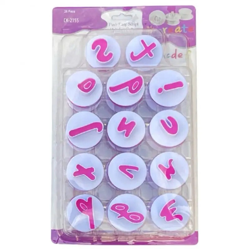 Alphabet Plunger Set 26 Letters Disney Font