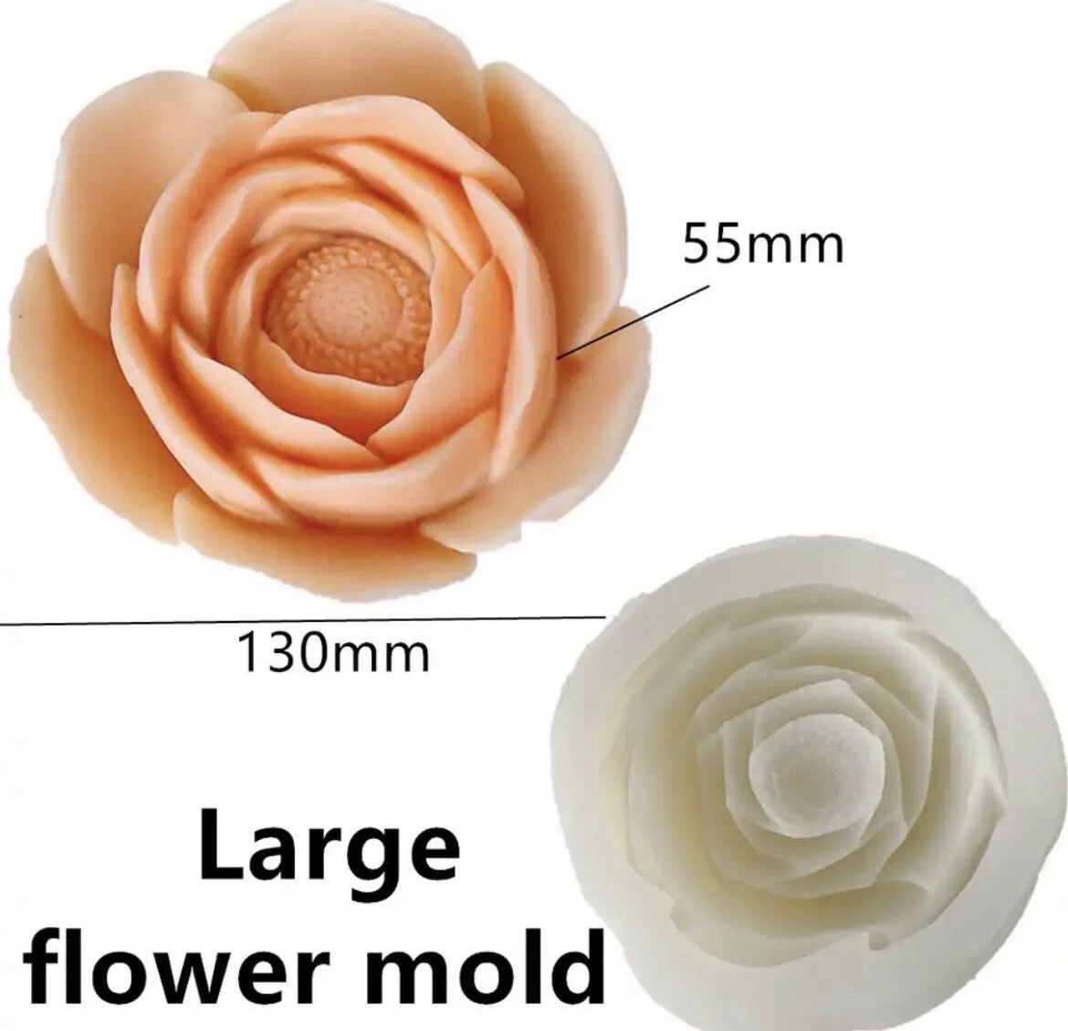 Peony Large Flower Mold 