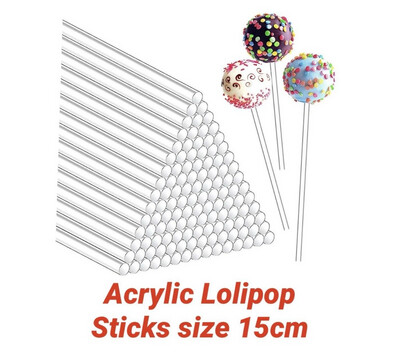 Acrylic Lolipop Sticks 50/piece 